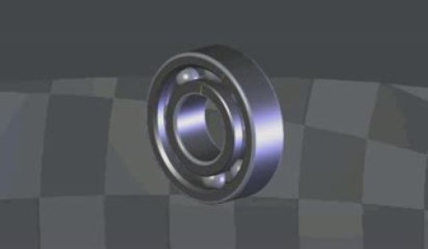 animation d'un roulement à billes