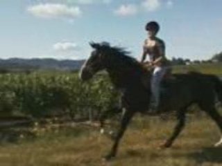 Chloé et Moony au galop =D