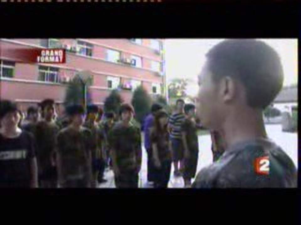 CAMP POUR REEDUQUER LES ACCROS D INTERNET EN CHINE FRANCE 2