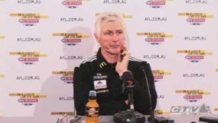 Collingwood CTV: Mick Malthouse after the QF loss