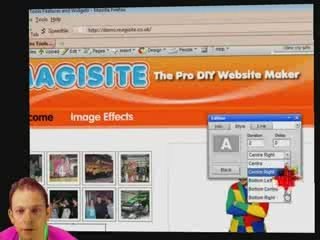 Magiclips. Image Effects including fade, zoom and fly in