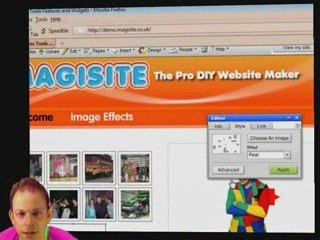 Magiclips. Image Effects inc. fade, zoom and fly in