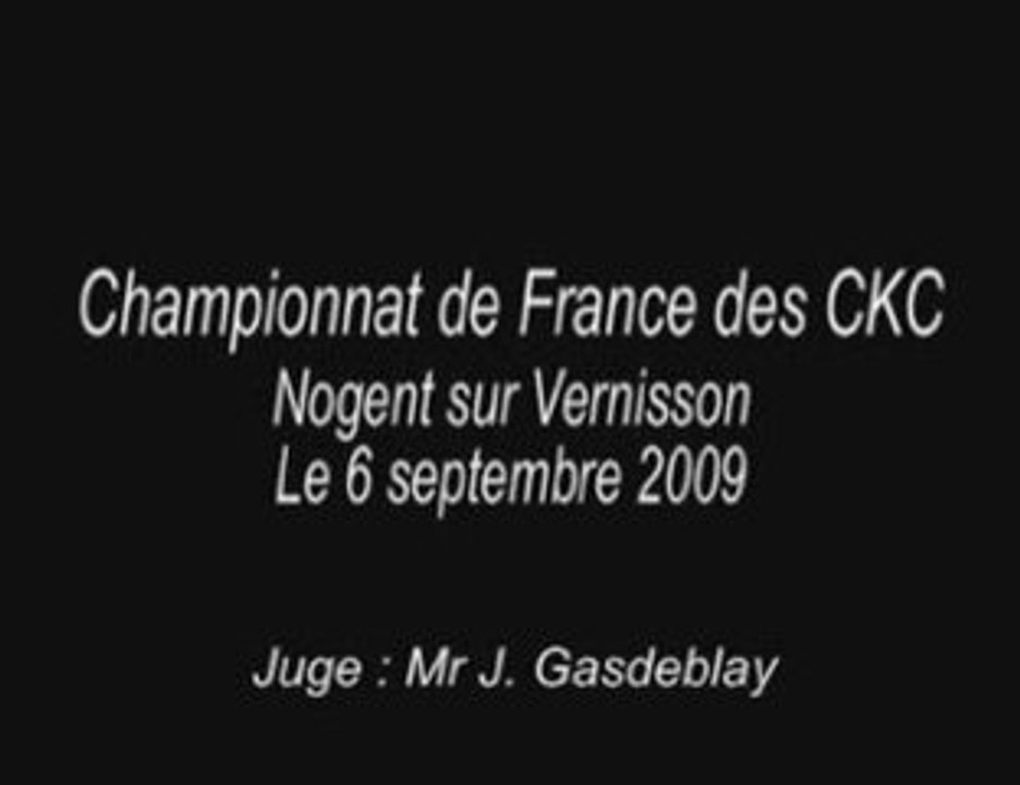 championnat de France des CKC, Nogent sur Vernisson 06 09 09