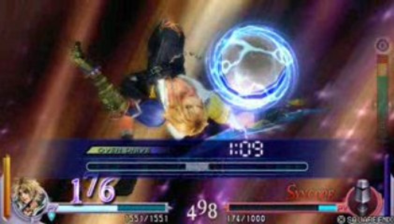 Final Fantasy Dissidia Tidus Attaque EX
