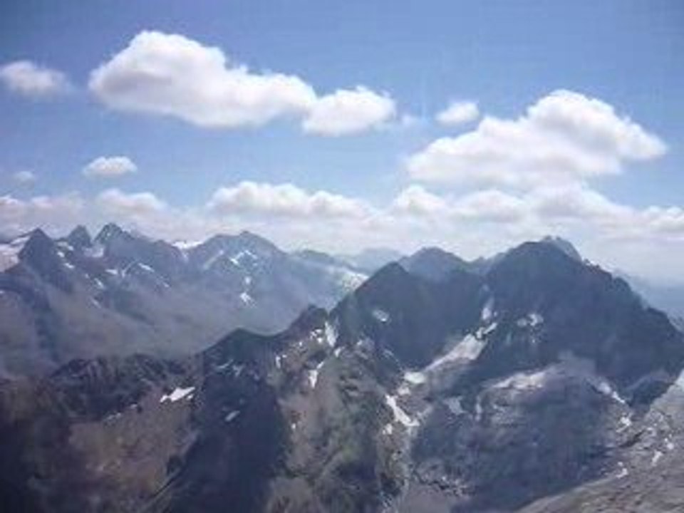 Panorama des Ecrins depuis la Tête de Lauranoure