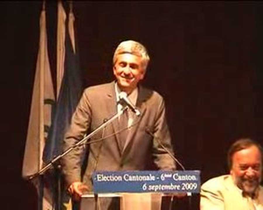 Christian Estrosi & Hervé Morin réunion publique 6ème canton