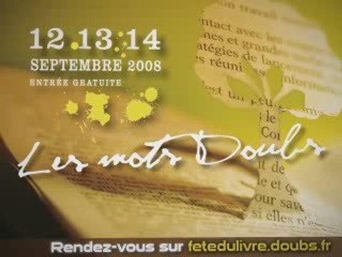 Les mots Doubs 2008 (pub)