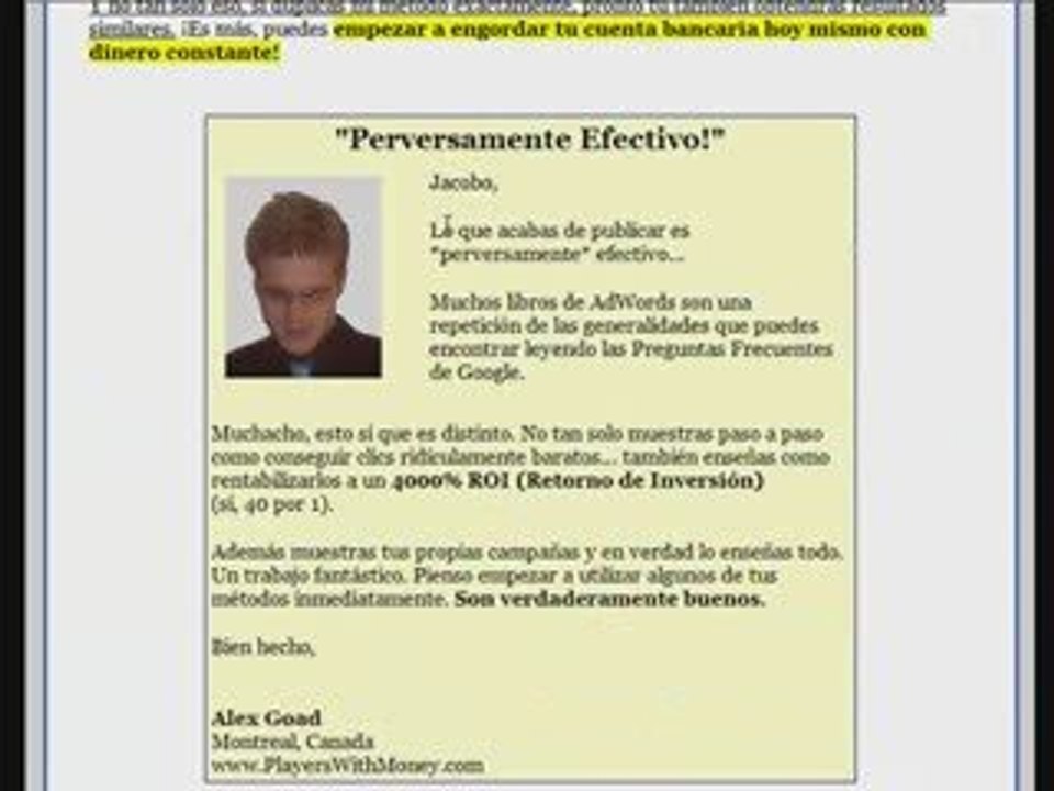 Ganar dinero por Internet ganancias con Adwords