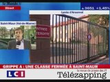 Télézapping : Grippe A, la première classe touchée