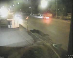 Crossing night accident - censored video