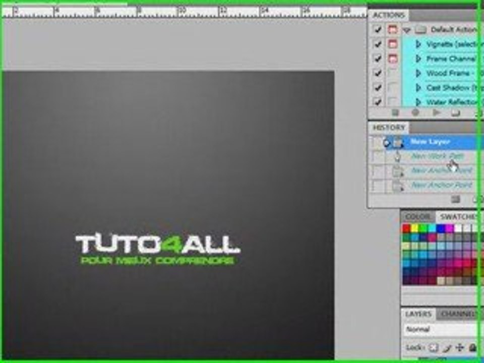 tuto photoshop CS4 outil plume