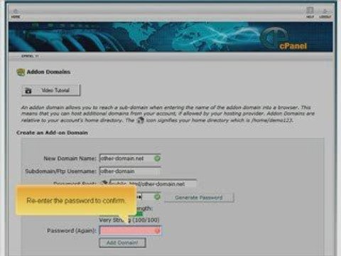 How To Setup & Create Addon (Add-on) Domains in cPanel