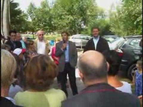 Jean Sarkozy à Breuil-le-Vert, dans l'Oise