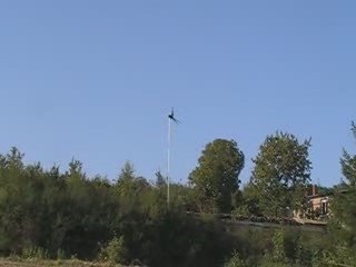 Eolienne Samrey Merlin 2500W sur mât de 10 métres