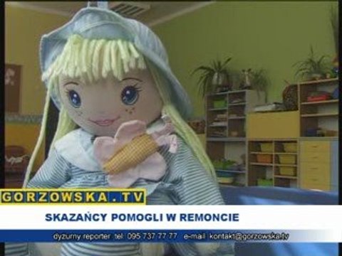 Gorzowska TV: Skazancy odnowili przedszkole