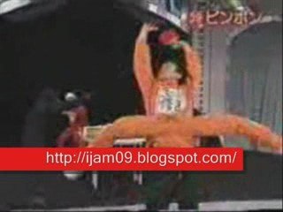 lawak jepun main ping pong