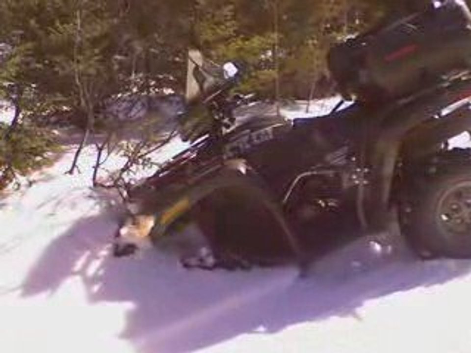 randonnée quad hiver 2009