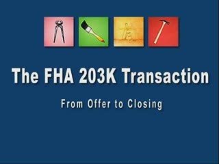FHA 203k Loan-Making a purchase offer with a 203k home loan
