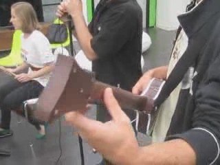 Beatles rock Band : démonstration au loft Microsoft