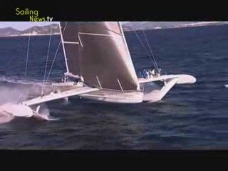 Hydroptère : record de vitesse à la voile !