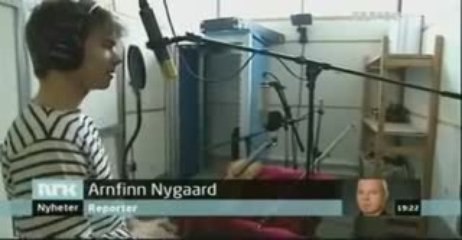 Alexander Rybak _Castle Made Of Snow at recording studio