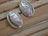 Silver Charles Rennie Mackintosh Earrings DSG175