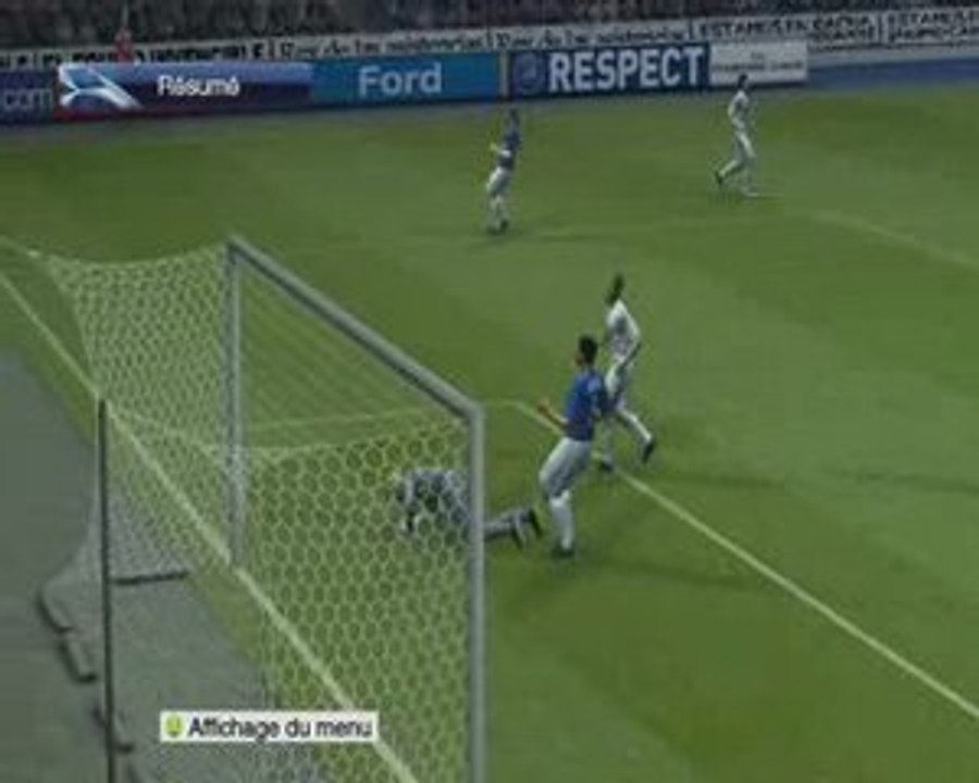 Real Madrid - Everton 3-0 EUROPA LEAGUE PES09