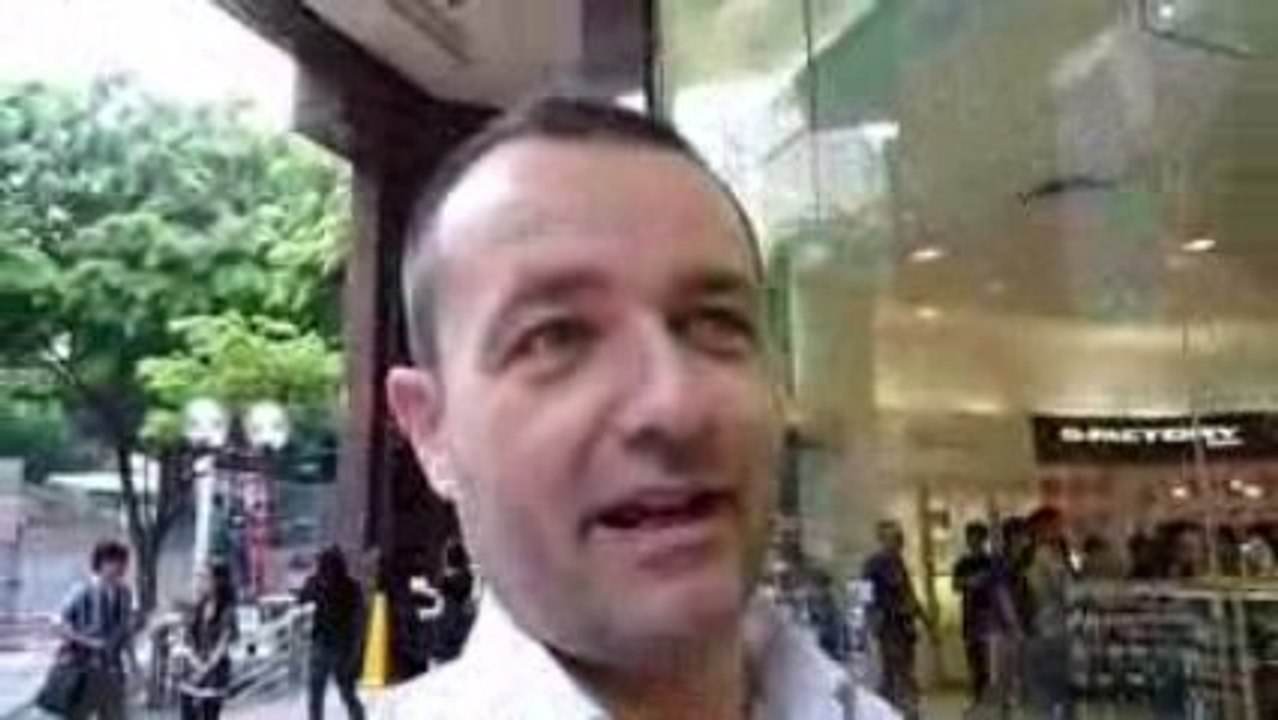 Singapur, Orchard Road, saliendo a la calle