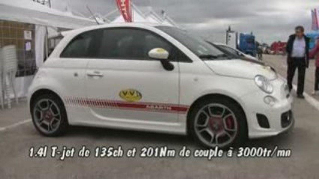 Tour de piste en 500 Abarth 1.4l 135ch