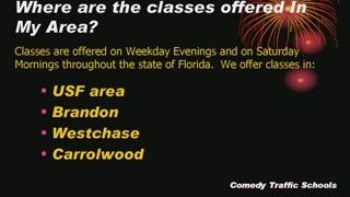 Comedy Traffic School FL  Florida faq1