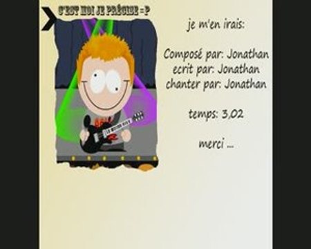 compo guitare chant perso - Je m'en irais