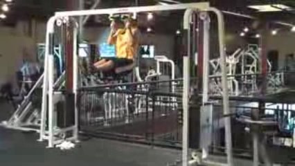 L Seat, Rope Grip Pull Up, Neutral Grip - 5 Reps