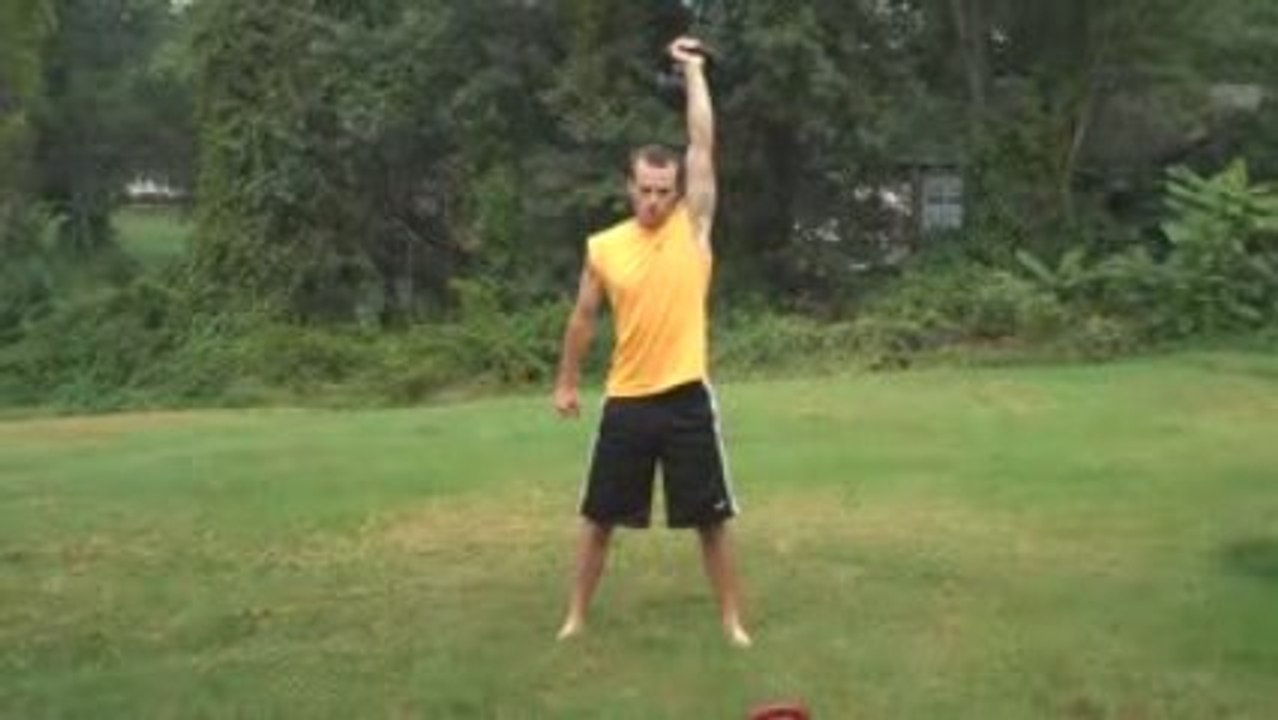 Kettlebell Snatch - 24 kg, Front, Side and Back View