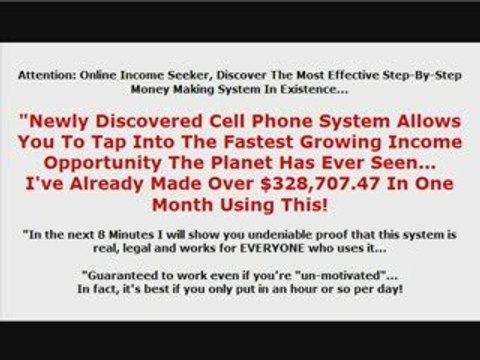 Make Money Cell Phone Cash