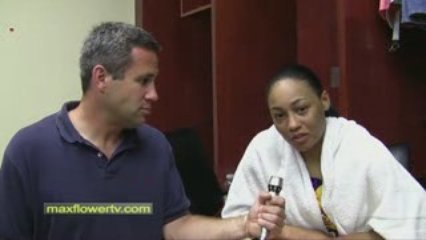 maxflowertv.com Interviews Betty Lennox of the LA Sparks