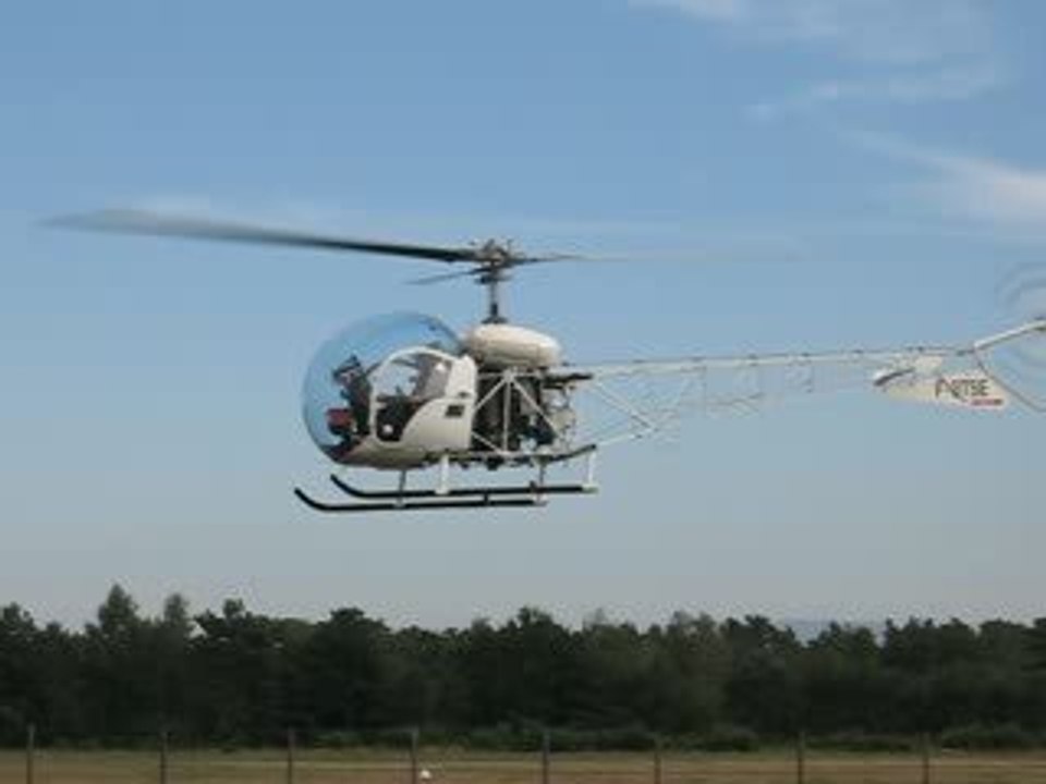 Helicoptere Bell 47  Vol d'initiation du 09.09.09