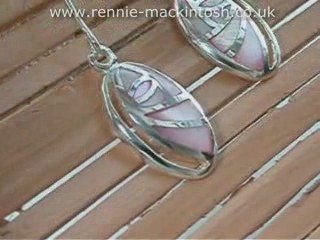 Charles Rennie Mackintosh Silver Earings DSG174