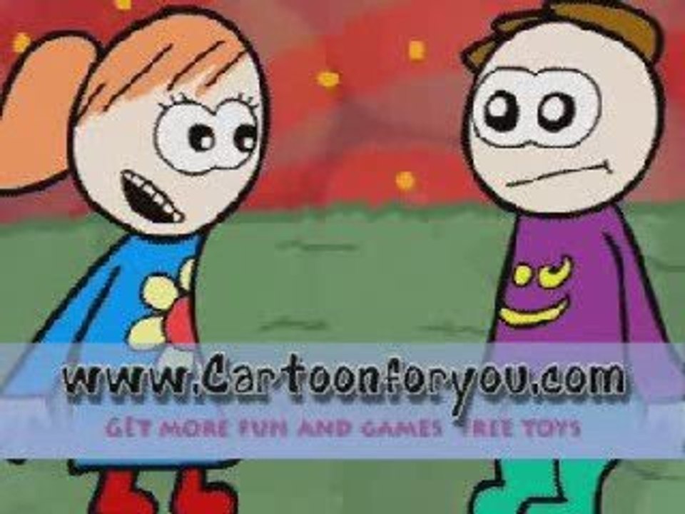 The dog needs to pee - Cute Cartoon