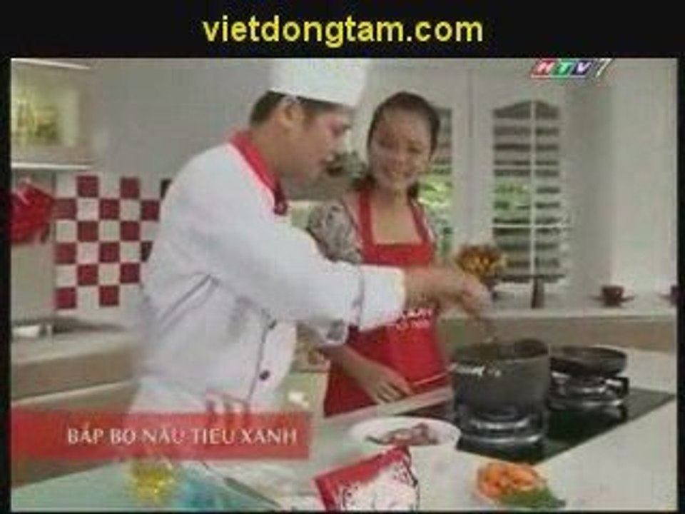 tranchau_Bắp Bò Nấu Tiêu Xanh
