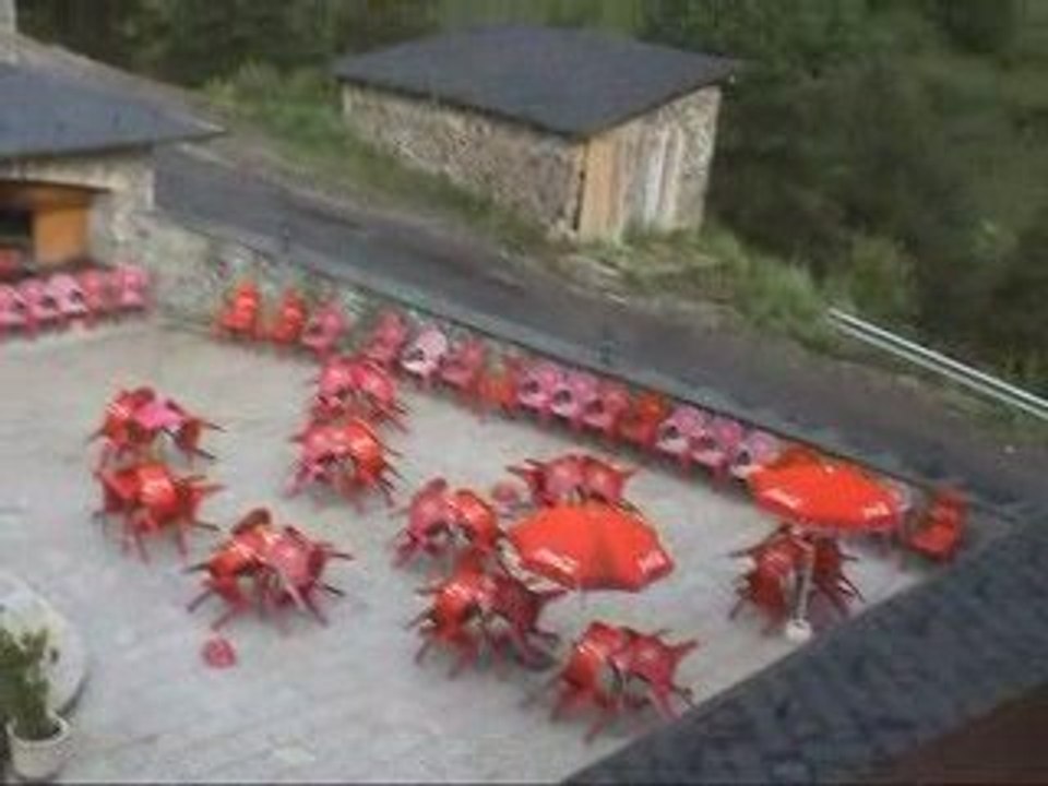 OS DE CIVIS 2009 - Repos à l'Hotel (vue depuis le balcon)