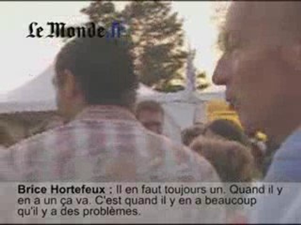 Quand Brice Hortefeux dérape