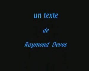 Tremplin : Croire en Dieu (sketch de Raymond Devos)