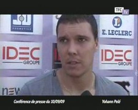 Conférence de presse Y. Pelé