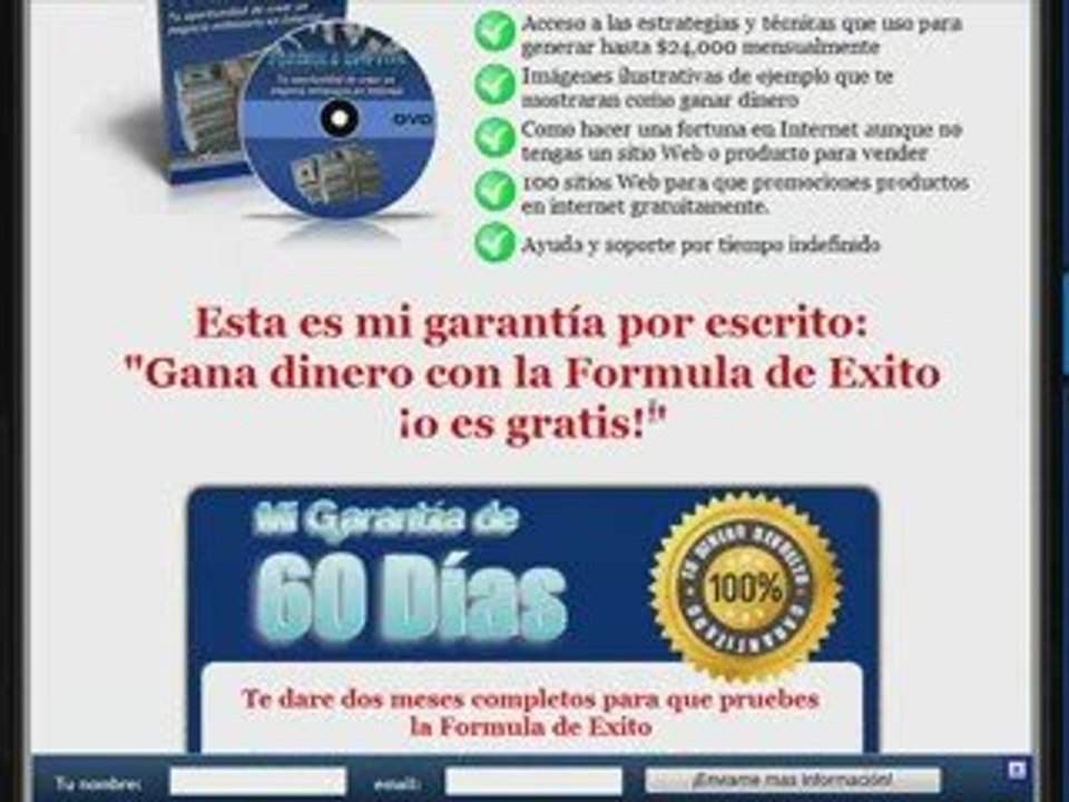Ganar dinero por Internet formula de exito
