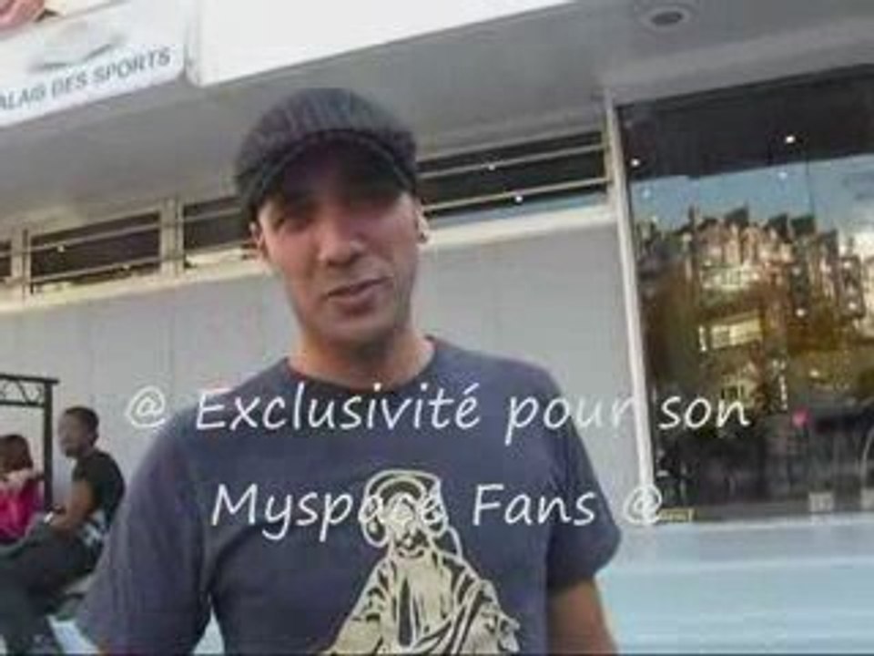 Message de Merwan pour son Myspace Fans