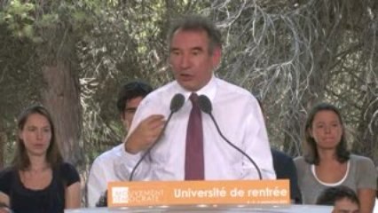 DISCOURS DE CLÔTURE DE FRANCOIS BAYROU PARTIE 1 HD