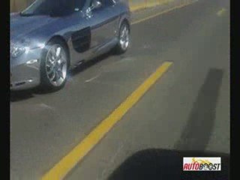 Mercedes SLR Chromée