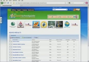 Hawaii School Guide Tour and Demo: Quick Tour