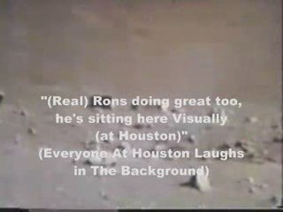 Moon Landing Hoax A17-CM Astronaut Ron Evans Sits At Houston