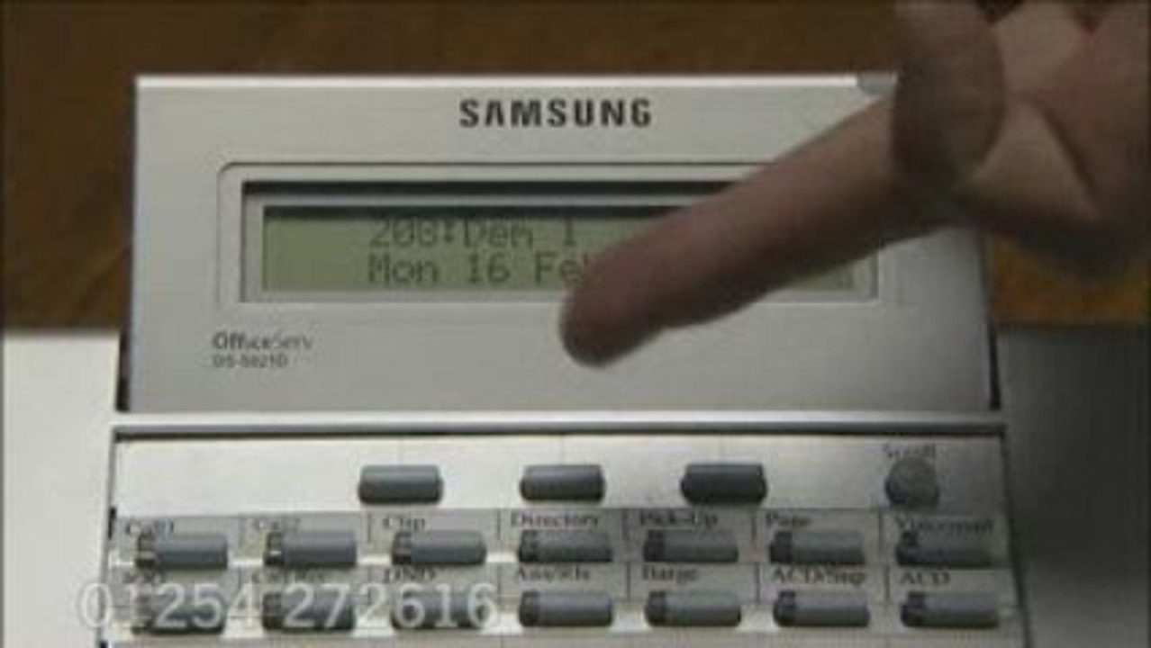 OfficeServ voicemail